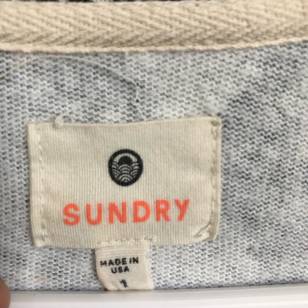 Sundry Python Side Zip Pullover Sweatshirt Small - Picture 5 of 6